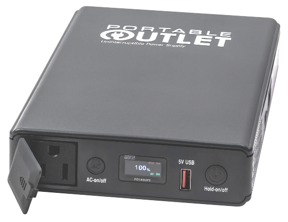 Portable outlet battery backup